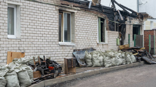 Professional Soot Cleanup technician working in Jarrettsville, MD